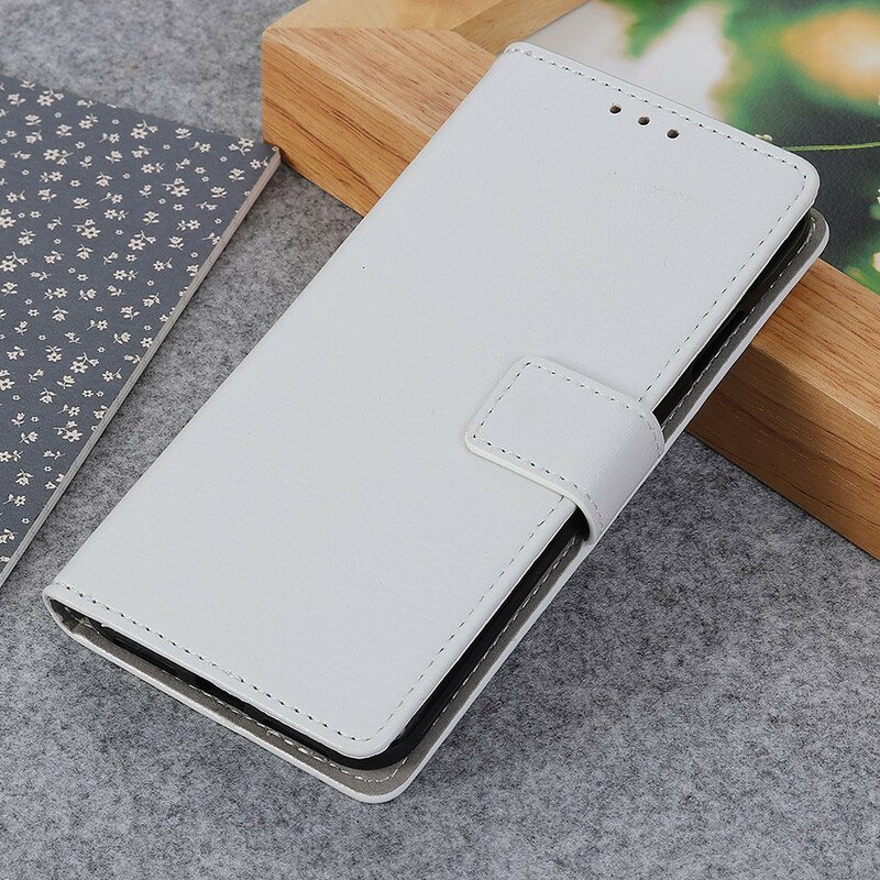 Fodral Xiaomi Redmi Note 9 Litchisömmar I Lädereffekt