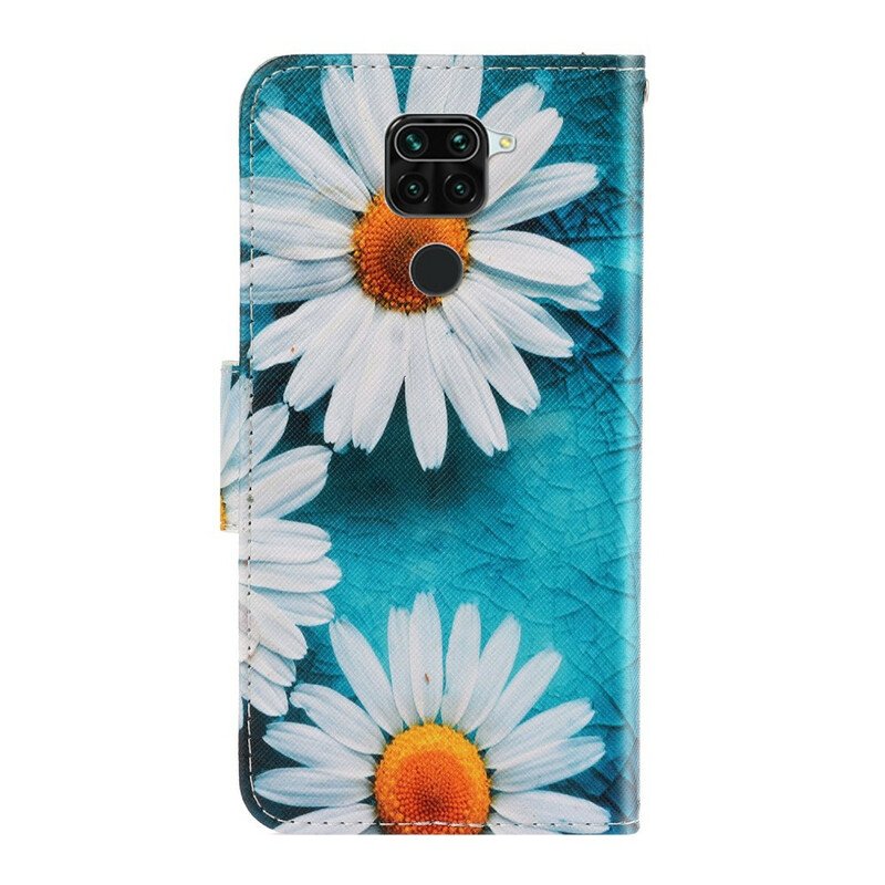 Fodral Xiaomi Redmi Note 9 Med Kedjar Thong Daisies