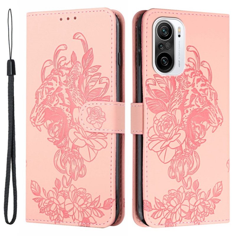 Fodral Poco F3 Med Kedjar Barock Strappy Tiger