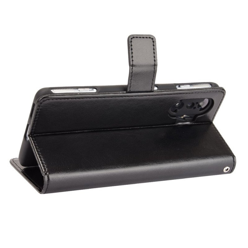 Folio-fodral Poco F3 Flashig Konstläder