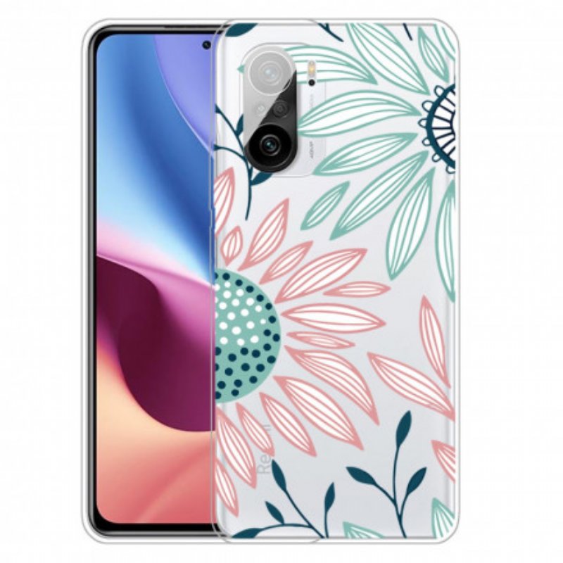 Skal Poco F3 Transparent En Blomma