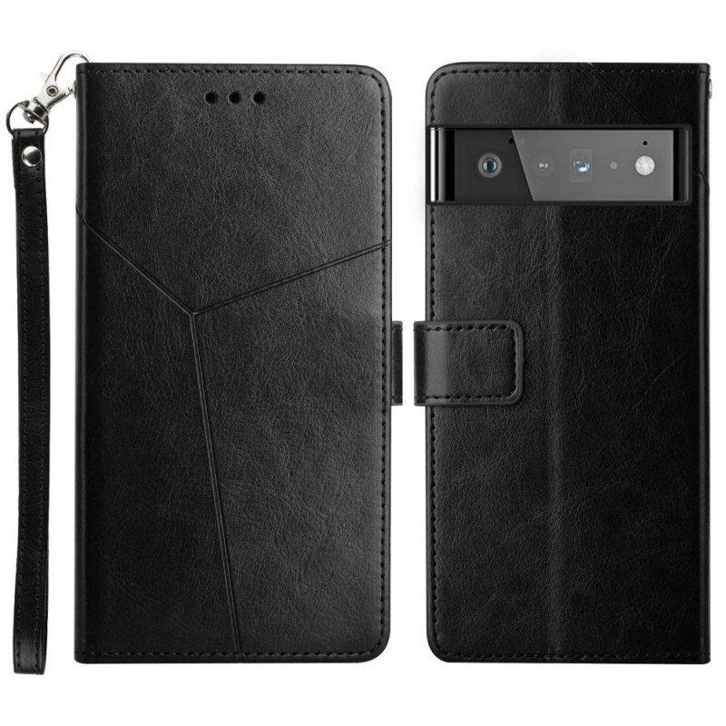Fodral Google Pixel 6 Pro Stil Läder Geo Y Design