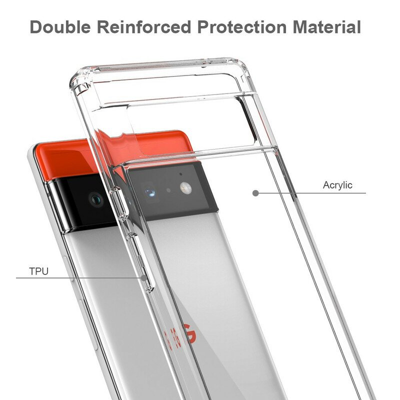 Skal Google Pixel 6 Pro Transparent Korthållare
