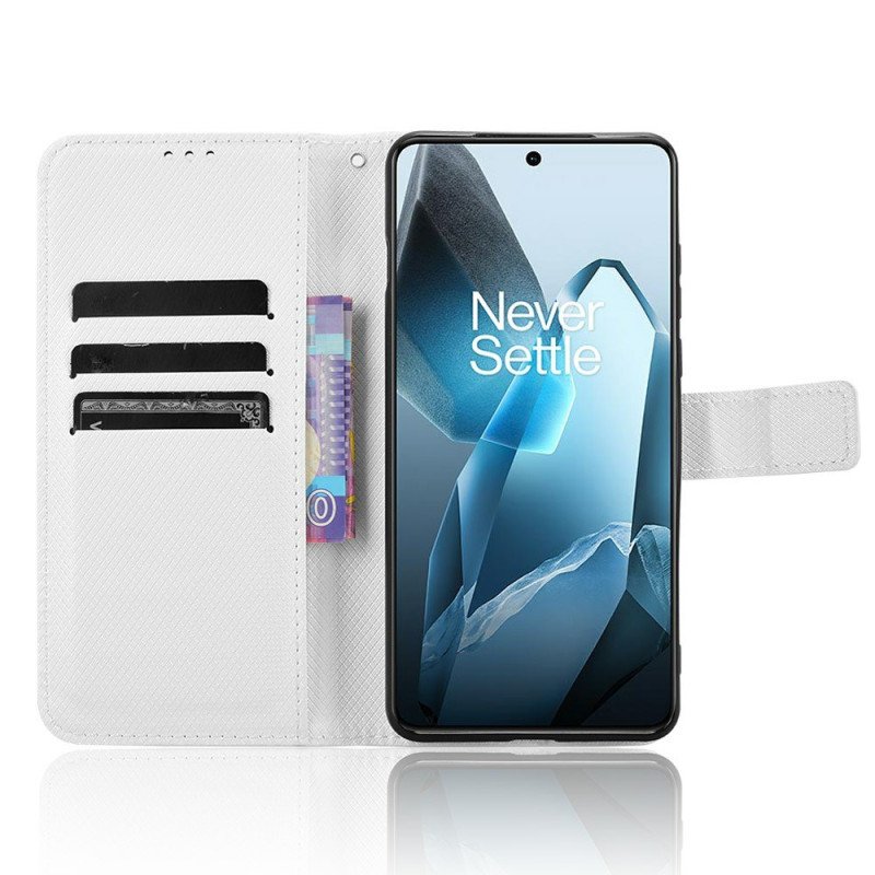 Fodral För Oneplus 13 Diamantstruktur