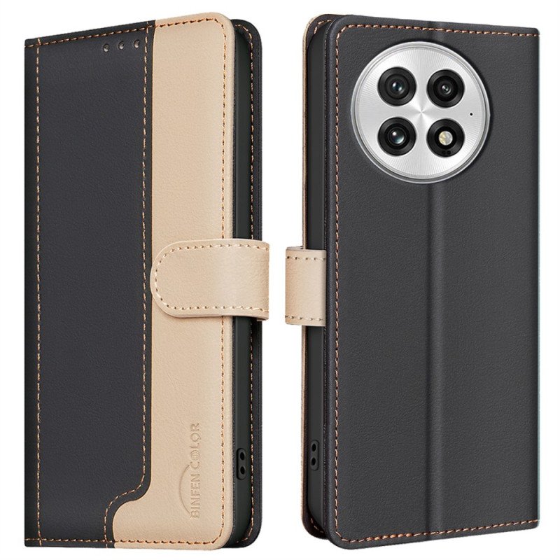 Fodral Oneplus 13 Tvåfärgad Med Rfid-blockering Binfen Color