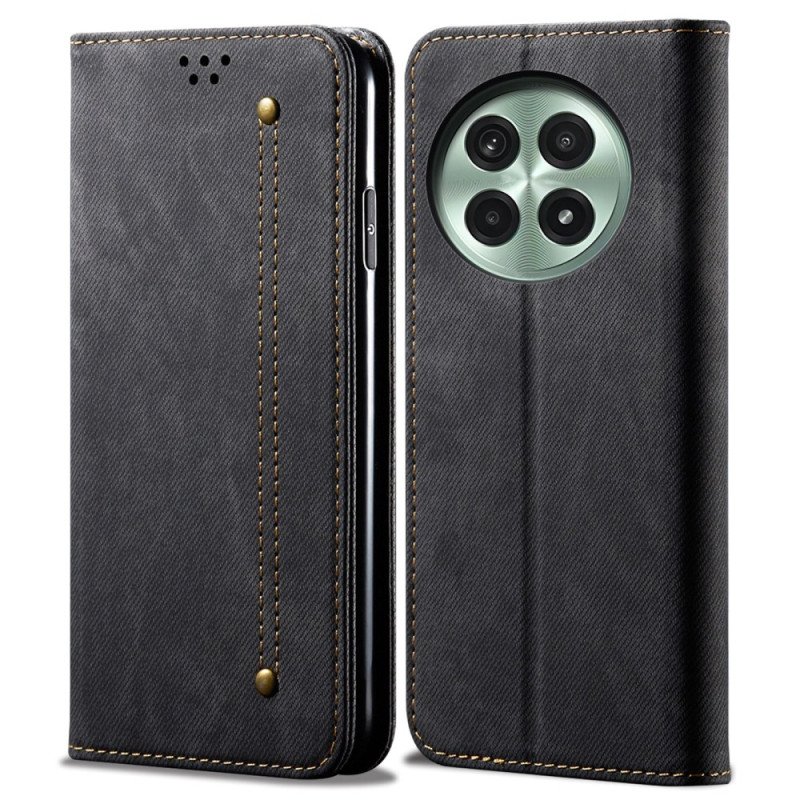 Folio-fodral Oneplus 13 Denimtyg