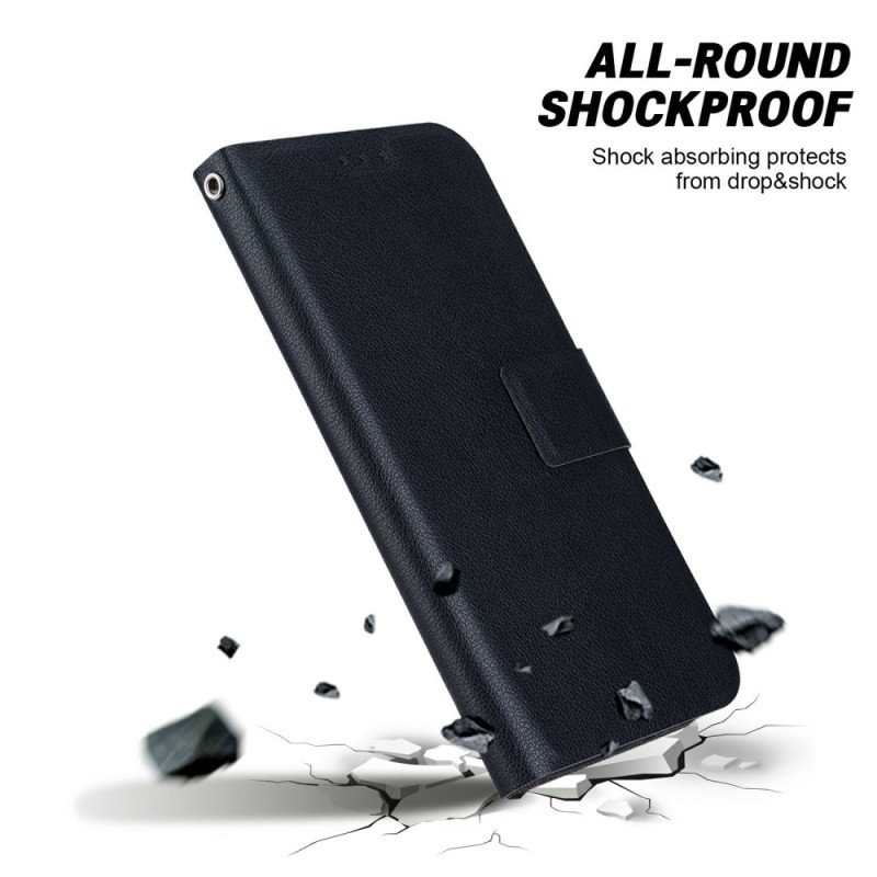 Läderfodral Oneplus 13 Telefonfodral Magnetlås