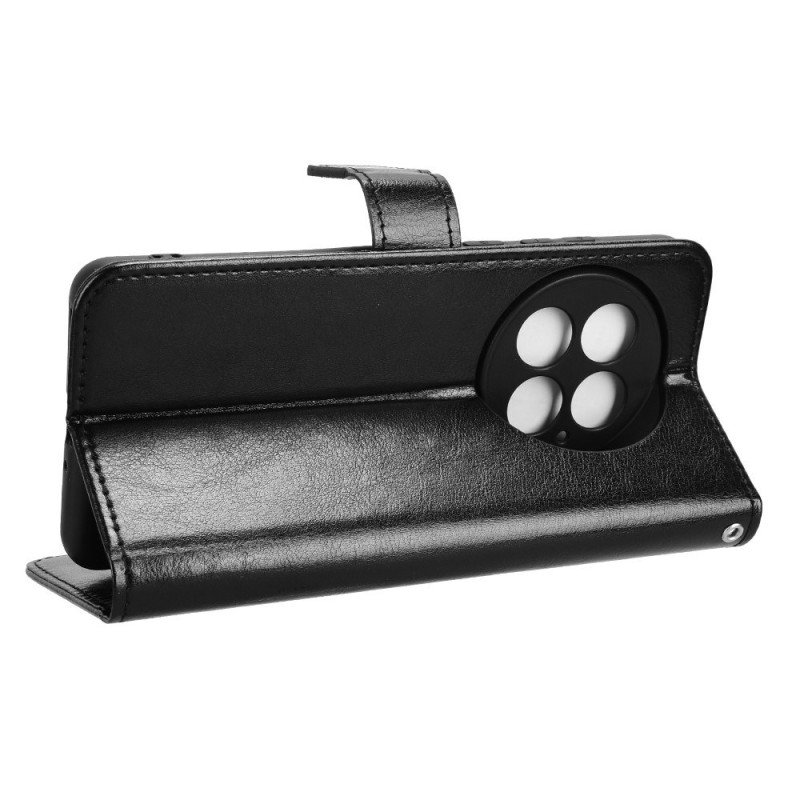 Läderskal Fodral Oneplus 13 Flashigt Konstläder