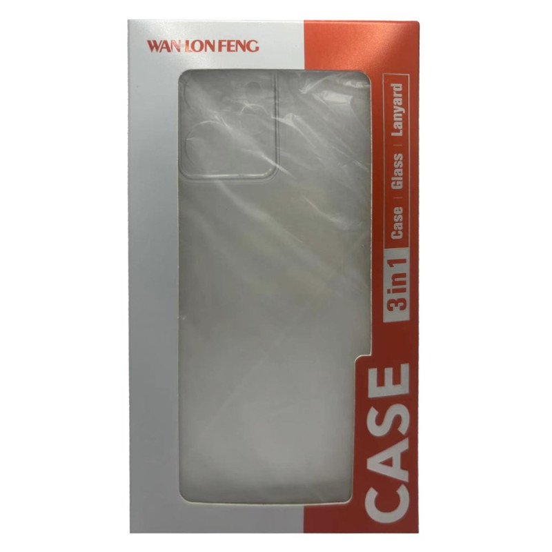 Skal Oneplus 13 Förstärkt Genomskinligt Skärmskydd Med Härdat Glas