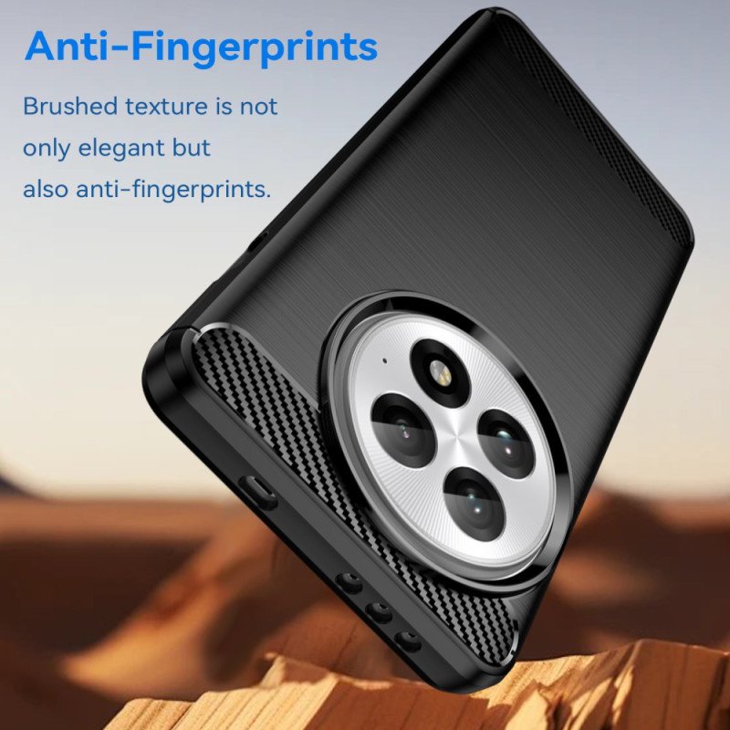 Skal Oneplus 13 Telefonfodral Borstad Kolfiber