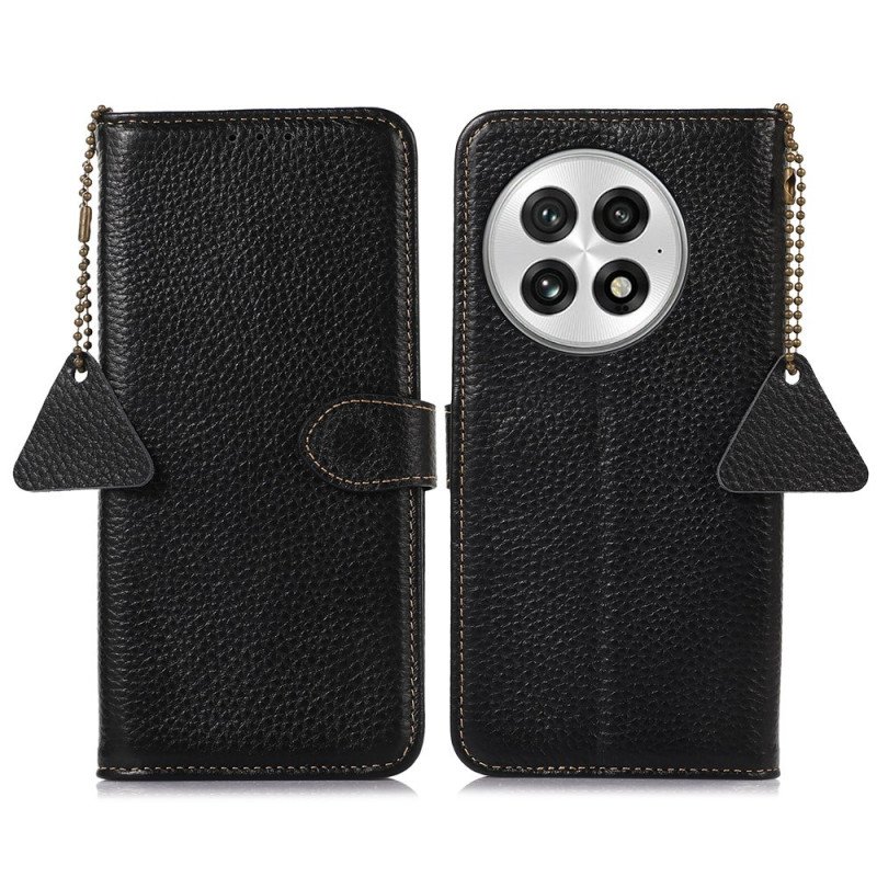 Skyddsfodral Oneplus 13 Äkta Läder Rfid-blockering