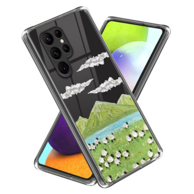 Skal Samsung Galaxy S24 Ultra 5g Telefonfodral Lammmålning