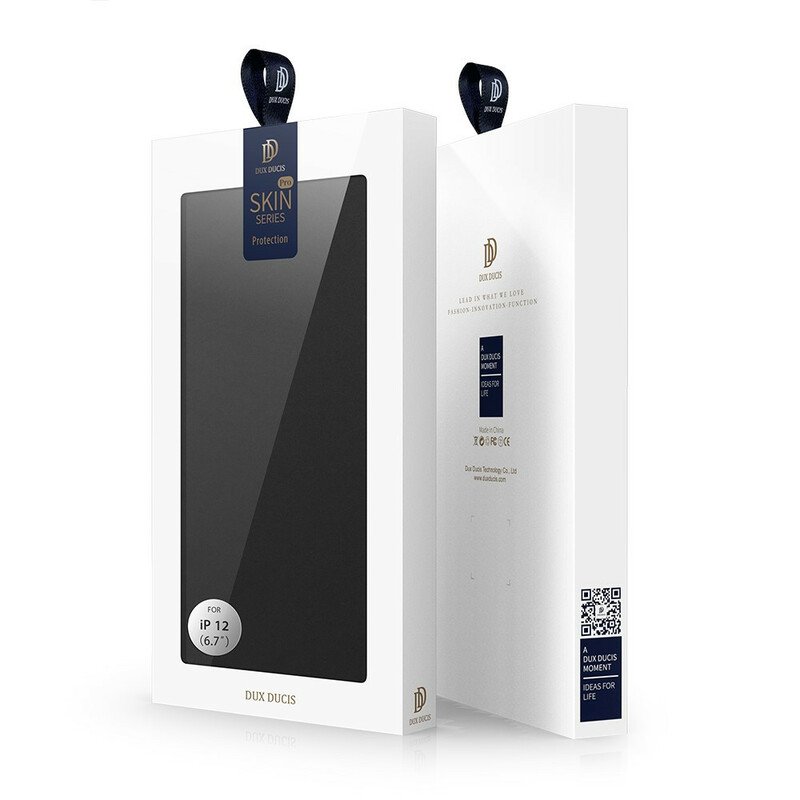 Folio-fodral iPhone 12 Pro Max Läderfodral Skin Pro Series Dux Ducis