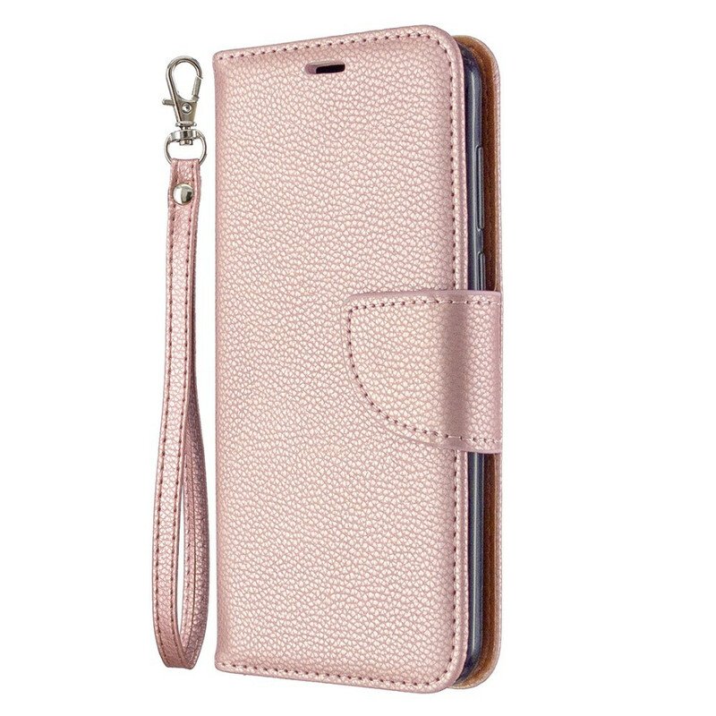 Fodral Huawei Y5p Folio-fodral Litchi Rabat Oblique