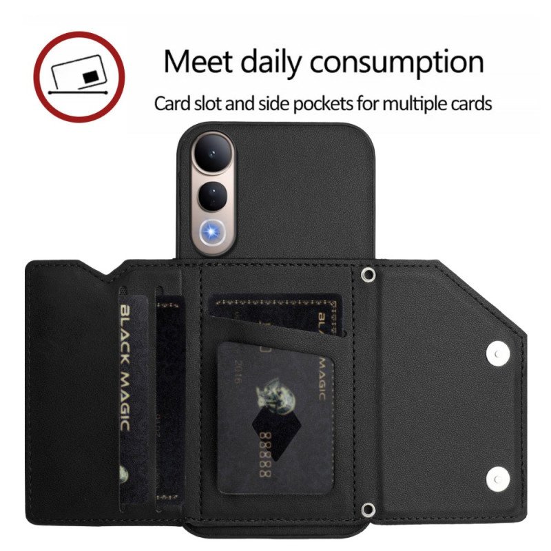 Fodral Vivo V50 Lite 5g Korthållare Och Snodd