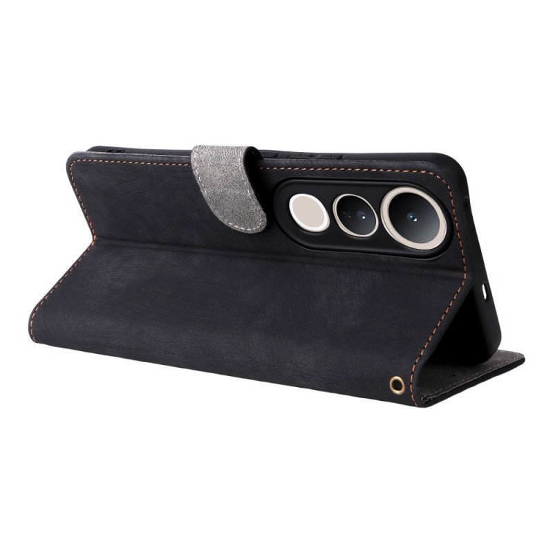 Fodral Vivo V50 Lite 5g Rfid-skydd Med Rem