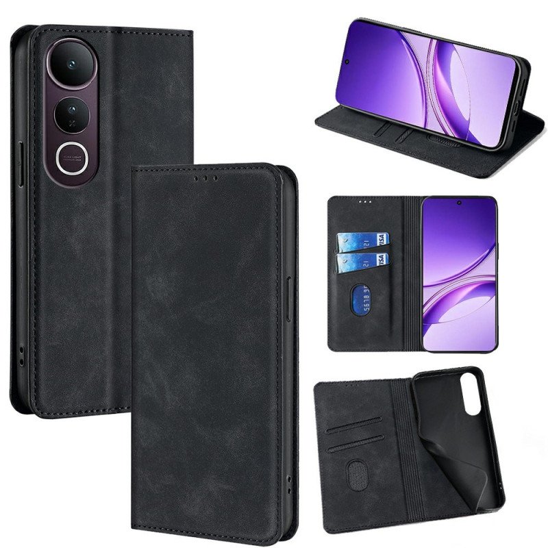 Folio-fodral Vivo V50 Lite 5g Telefonfodral Mockaeffekt