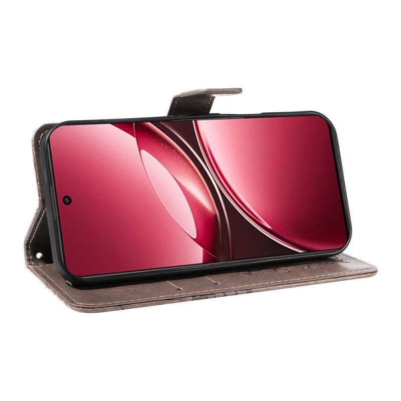 Läderfodral Vivo V50 Lite 5g Telefonfodral Jättefjärilar