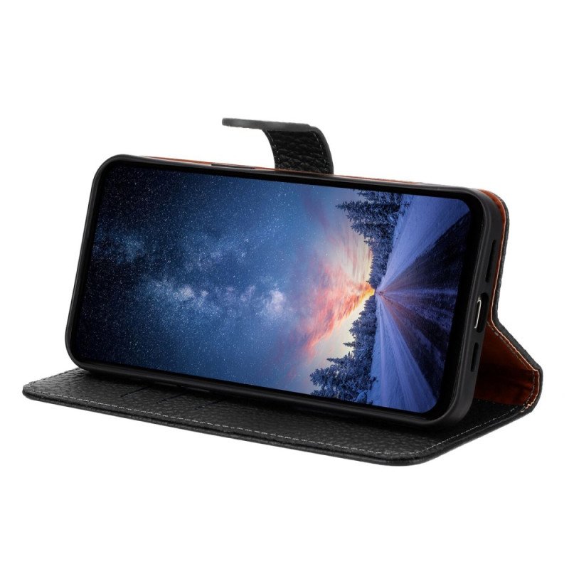 Läderfodral Vivo V50 Lite 5g Telefonfodral Texturerat Läder