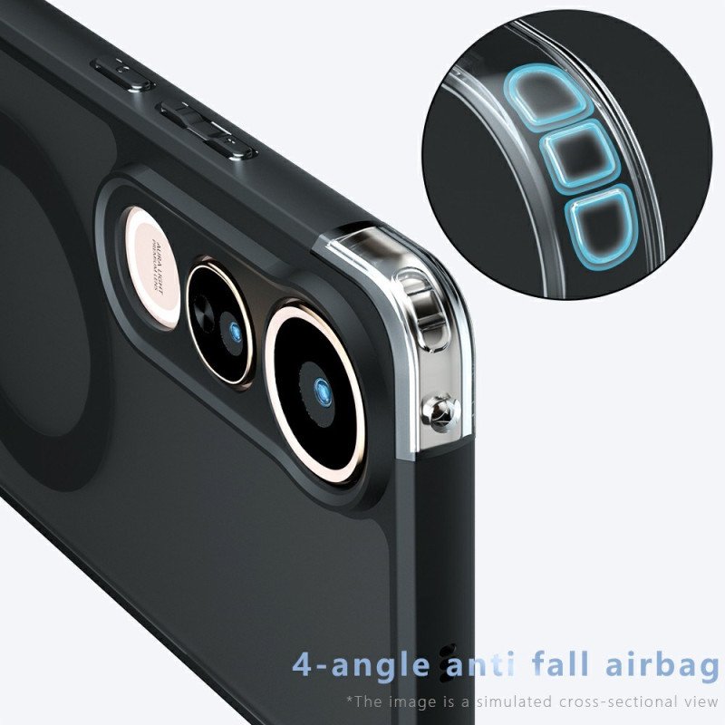 Skal Vivo V50 Lite 5g Frostat Magsafe-fodral