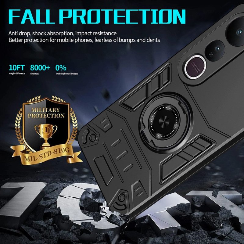 Skal Vivo V50 Lite 5g Telefonfodral Roterande Stativ Och Förstärkt Skydd