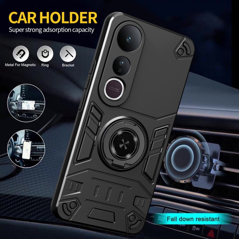 Skal Vivo V50 Lite 5g Telefonfodral Roterande Stativ Och Förstärkt Skydd