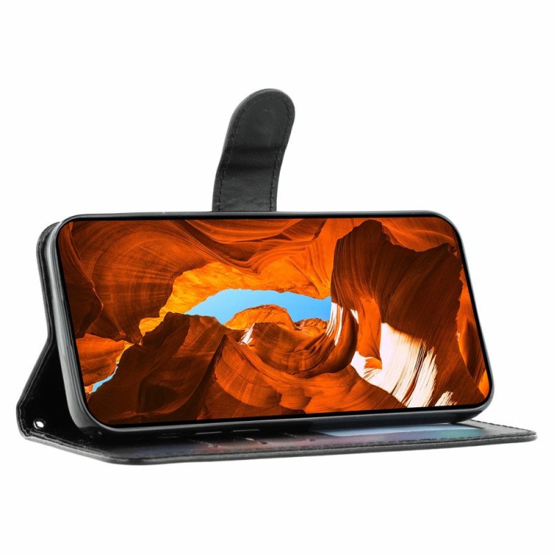 Fodral Oneplus Nord 5 Enfärgat Konstläder