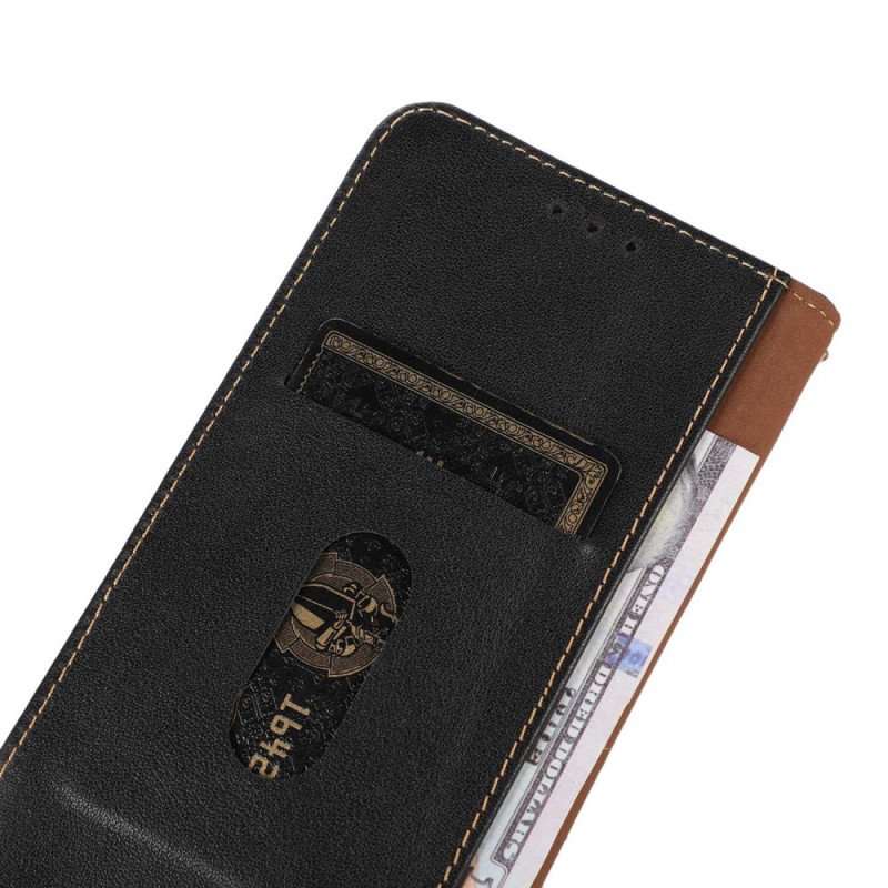 Folio-fodral Oneplus Nord 5 Khazneh Läder