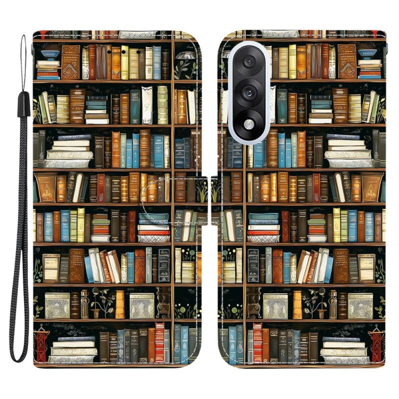 Läderfodral Oneplus Nord 5 Telefonfodral Bibliotek