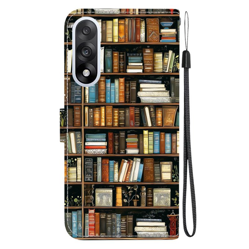 Läderfodral Oneplus Nord 5 Telefonfodral Bibliotek