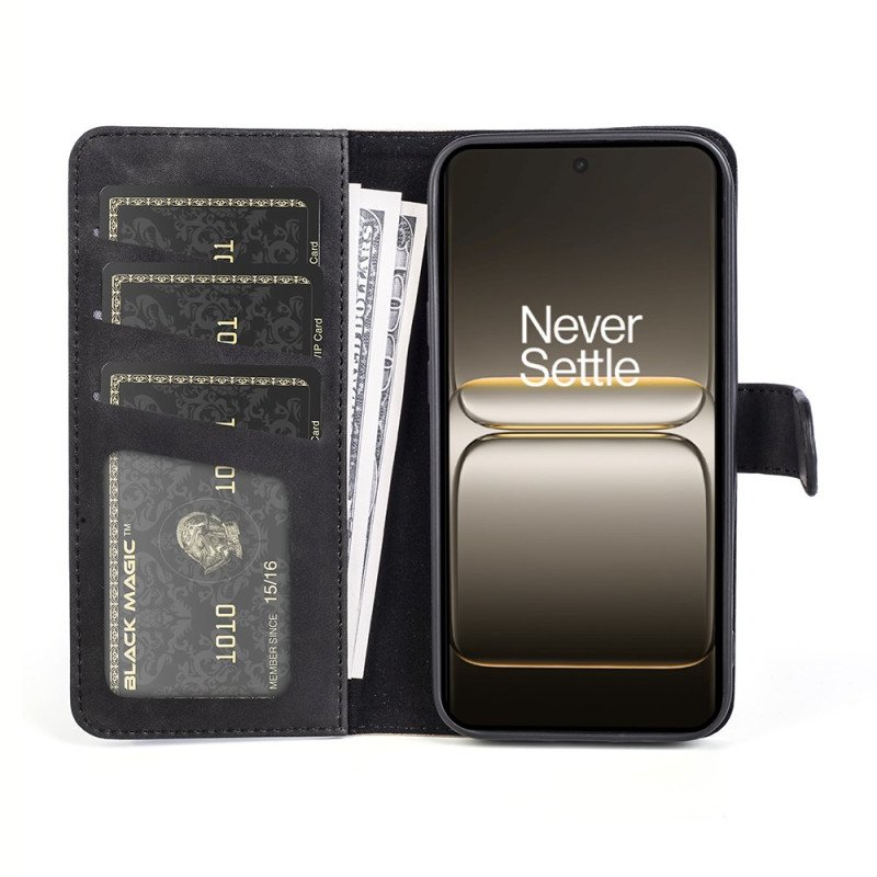 Läderfodral Oneplus Nord 5 Telefonfodral Tvåfärgad Vågig