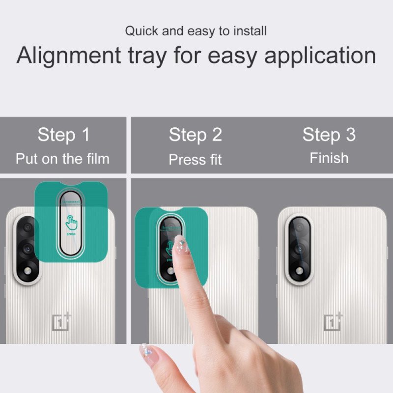 Linsskydd I Härdat Glas För Oneplus Nord 5 Imak