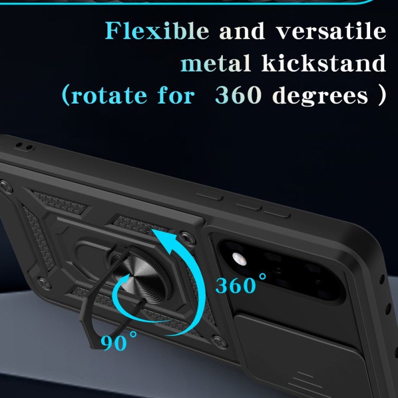 Skal Oneplus Nord 5 Skjutbart Kameraskydd Och Stativ