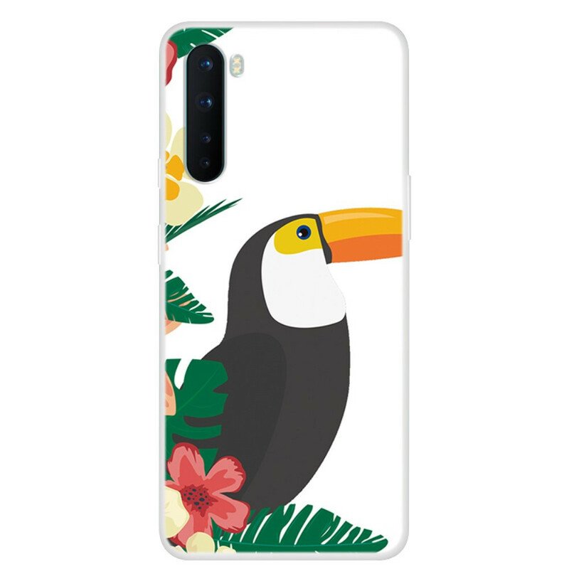 Mobilskal OnePlus Nord Transparent Toukan I Djungeln