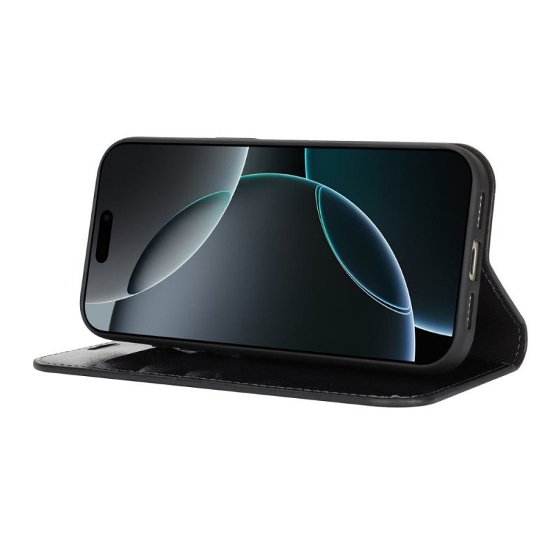 Folio-fodral För iPhone 17 Pro-läder