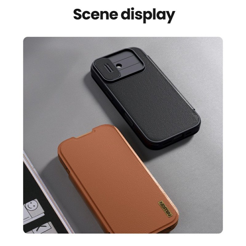 Folio-fodral För iPhone 17 Qin Pro-serien Nillkin