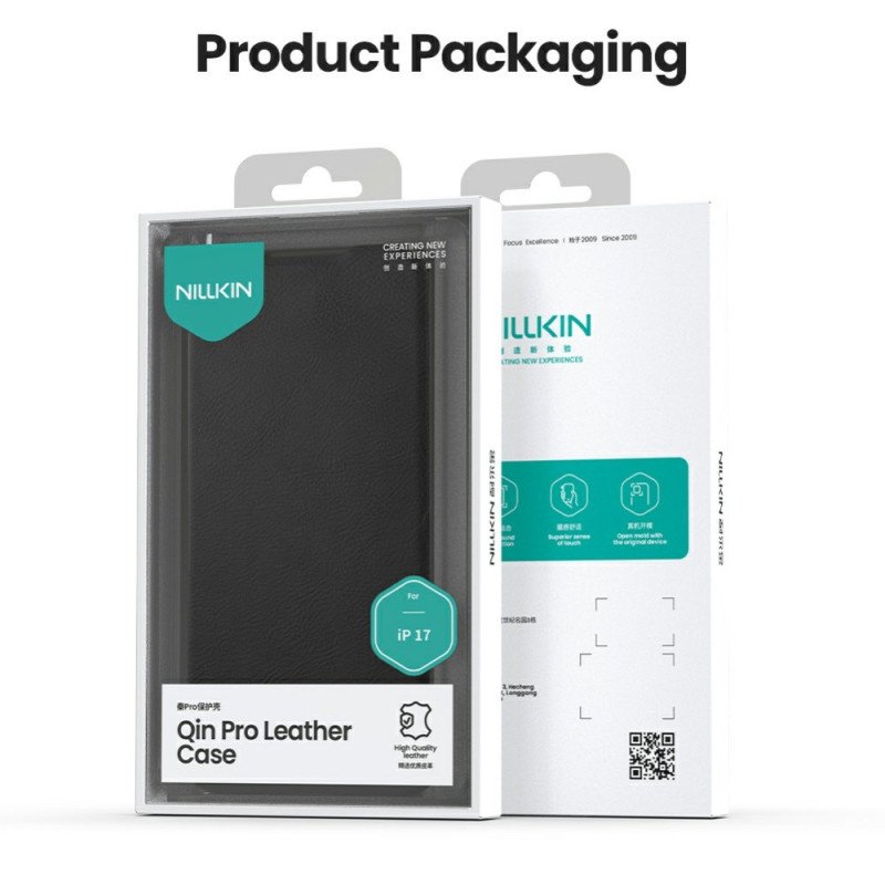 Folio-fodral För iPhone 17 Qin Pro-serien Nillkin