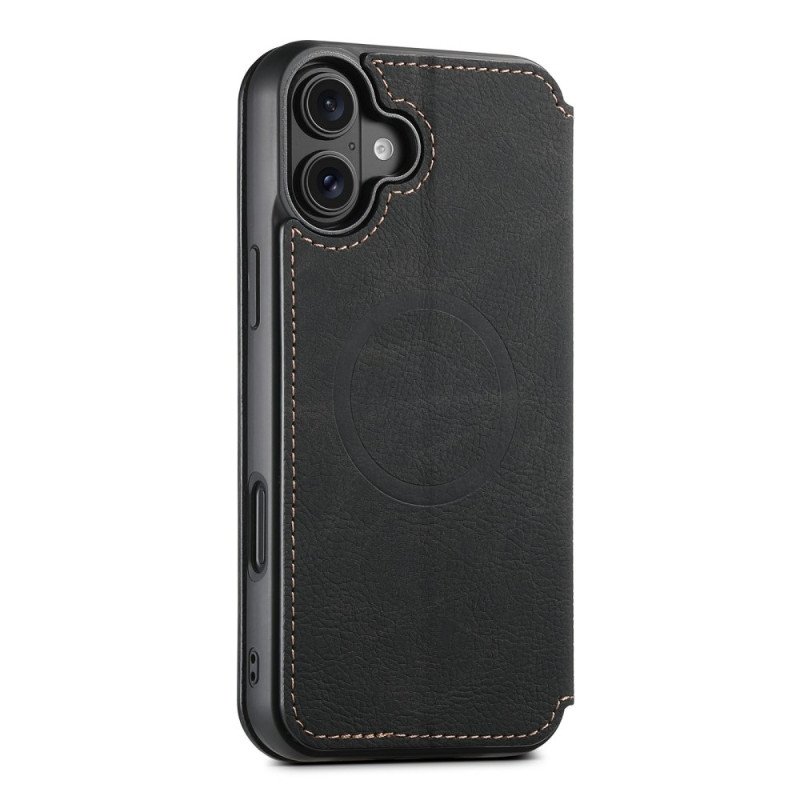 Folio-fodral iPhone 17 Magsafe-kompatibel Lädermodell