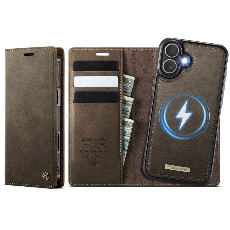 Folio-fodral iPhone 17 Magsafe-kompatibelt Avtagbart Fodral Och Rfid-skydd