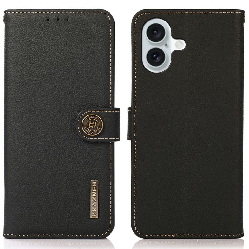 Läderfodral iPhone 17 Telefonfodral Klassisk Khazneh