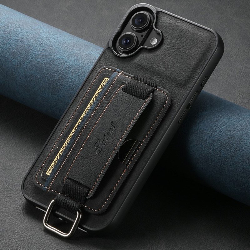 Skal För iPhone 17 Korthållare I Retrodesign