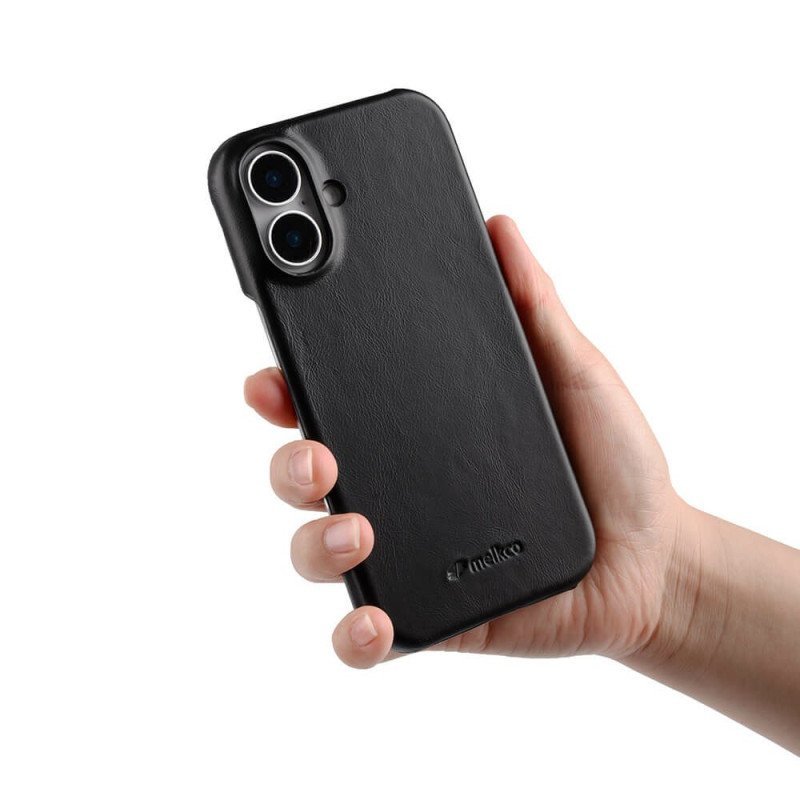 Skal För iPhone 17 Magsafe-kompatibel Vaxad Läder