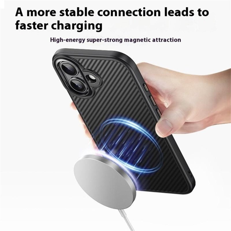 Skal iPhone 17 Klassisk Svart Magsafe-kompatibel