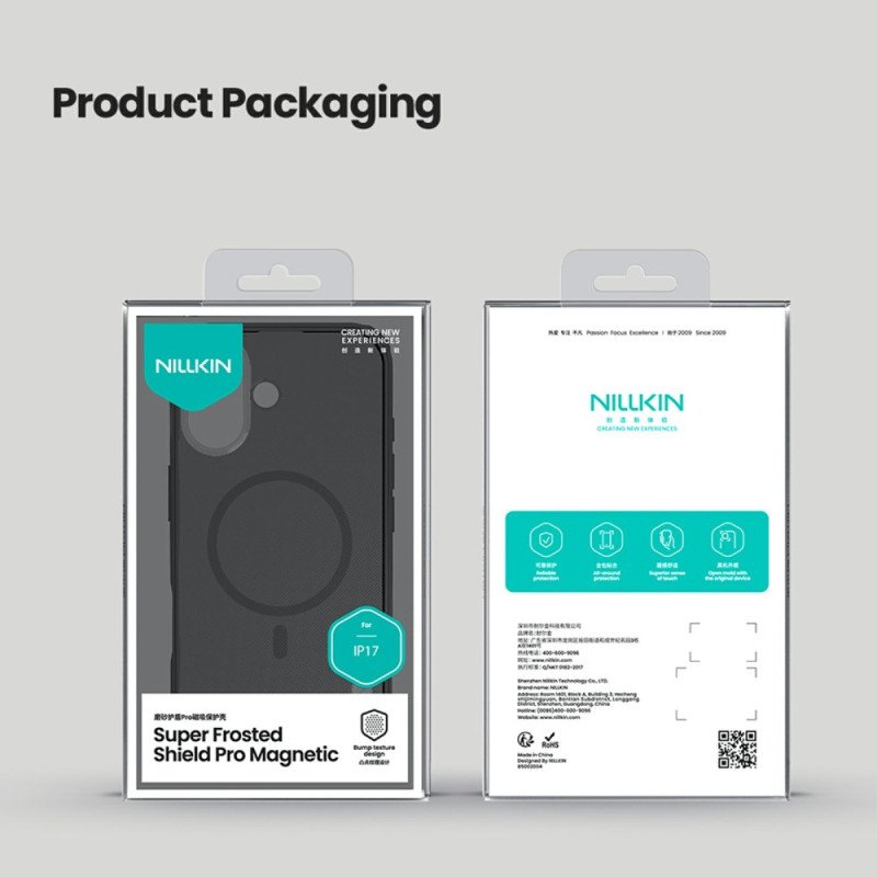 Skal iPhone 17 Magsafe Kompatibel Med Frosted Shield Pro Nillkin