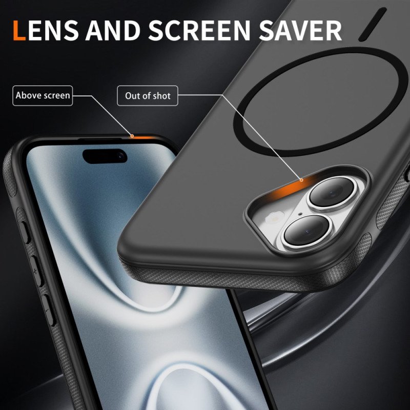 Skal iPhone 17 Magsafe Kompatibel Med Hybrid Stötsäker