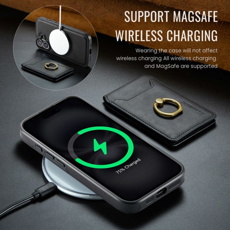 Skal iPhone 17 Magsafe Med Rfid-korthållare Och Integrerat Stativ