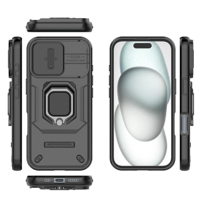 Skal iPhone 17 Slitstark Ring Med Kameraskydd