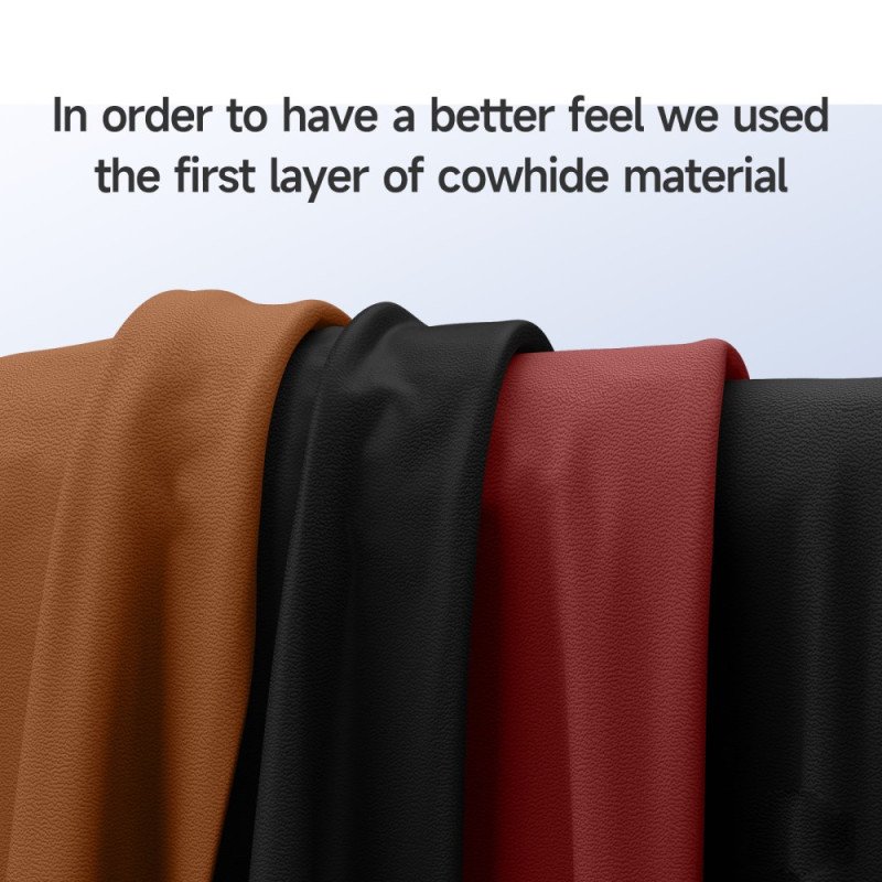 Skal iPhone 17 Telefonfodral Magsafe Kompatibel Med Läder Med Stativ