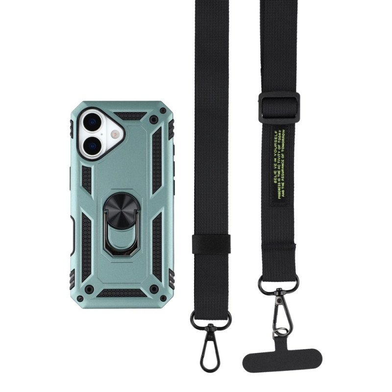 Skal iPhone 17 Telefonfodral Skydd I Militärklass Med Axelrem