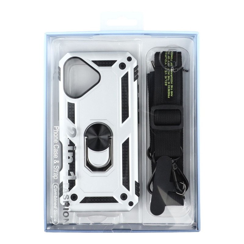 Skal iPhone 17 Telefonfodral Skydd I Militärklass Med Axelrem